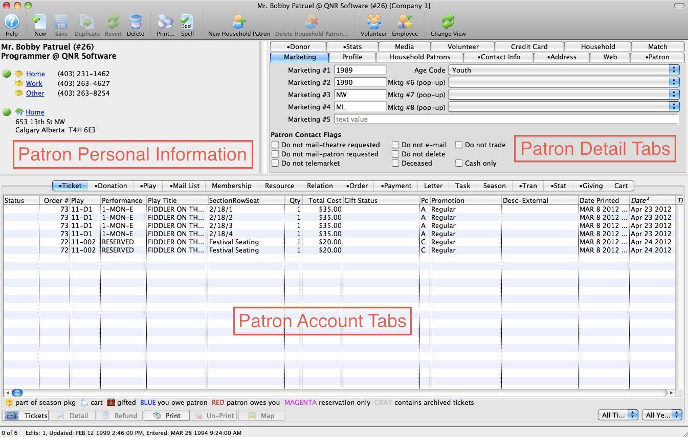 PatronManager CRM Screenshot 3
