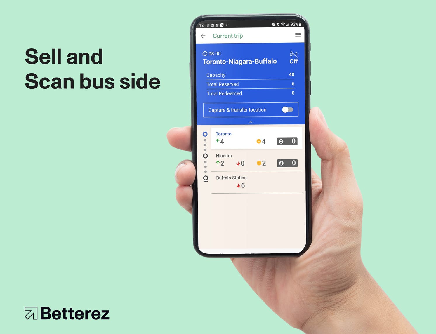 Betterez Screenshot 1