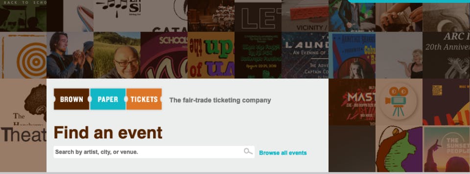 Brown Paper Tickets Screenshot 3