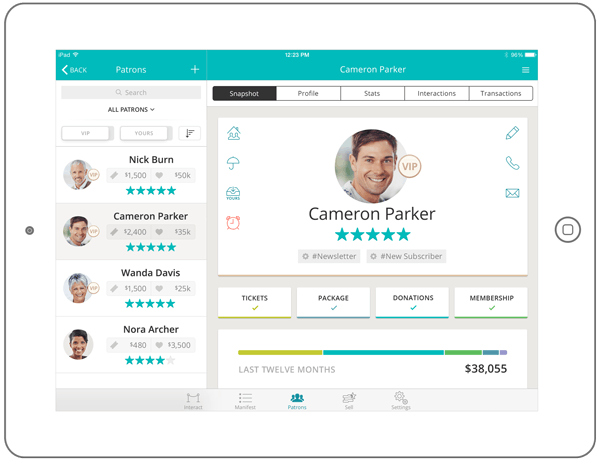 AudienceView Select Screenshot 1