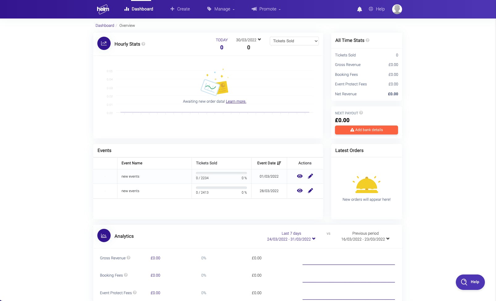 Helm Tickets Screenshot 2
