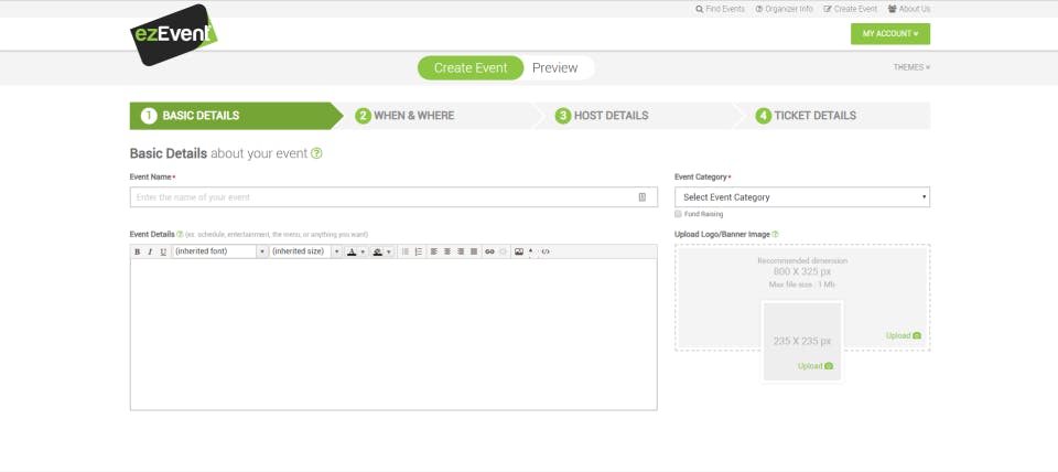 ezEvent Screenshot 1