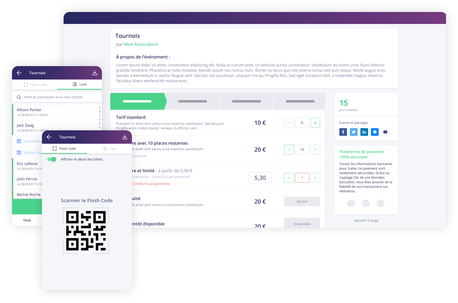 HelloAsso  Screenshot 1