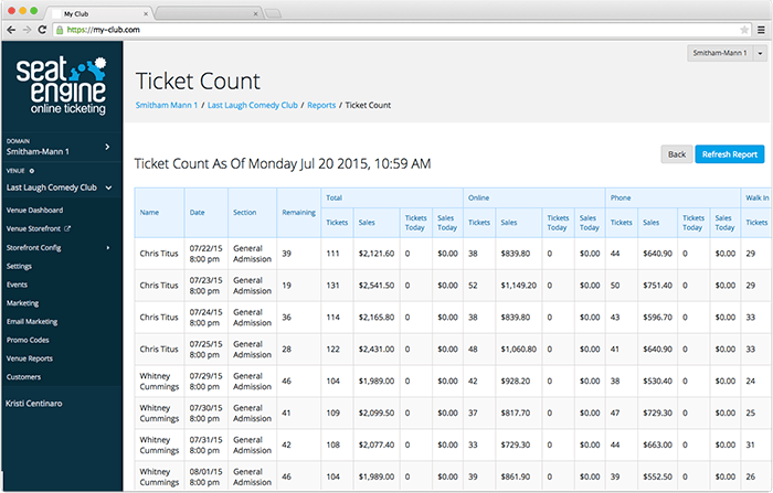 Seat Engine Ticketing Screenshot 3