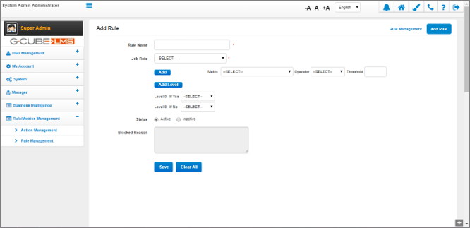 G-Cube LMS Screenshot 2