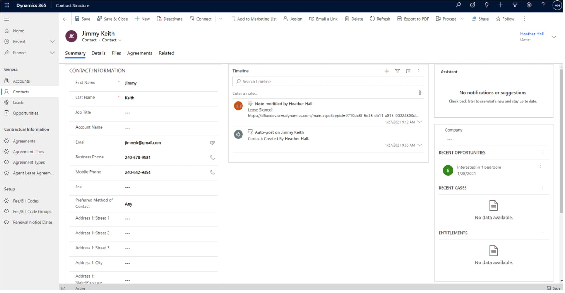 Asset Agreement Management Screenshot 3