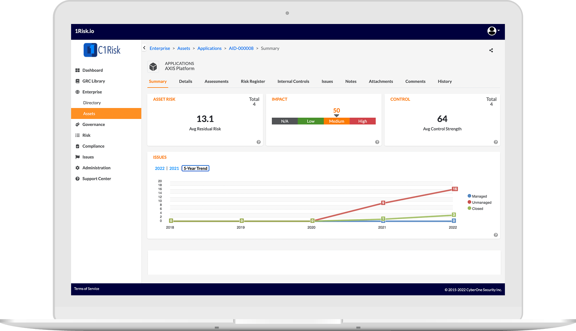 C1Risk Screenshot 1