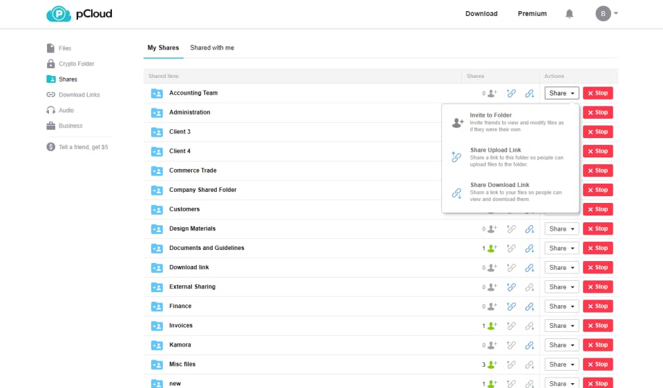 pCloud Business Screenshot 3