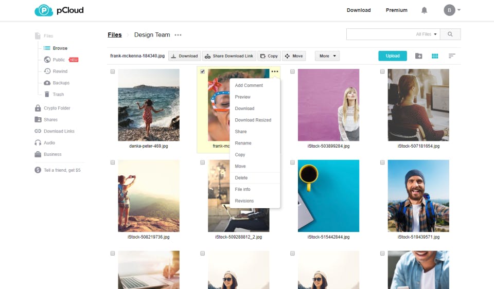pCloud Business Screenshot 4