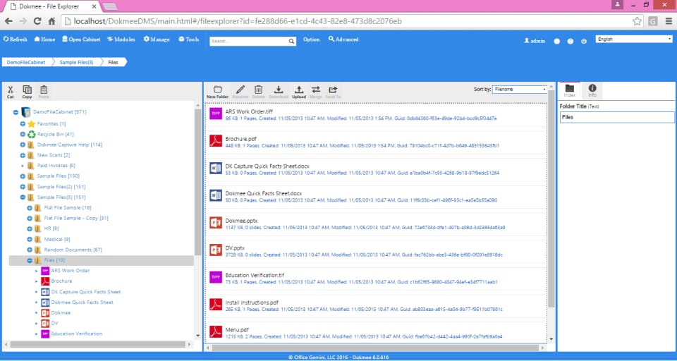 Dokmee DMS Screenshot 2