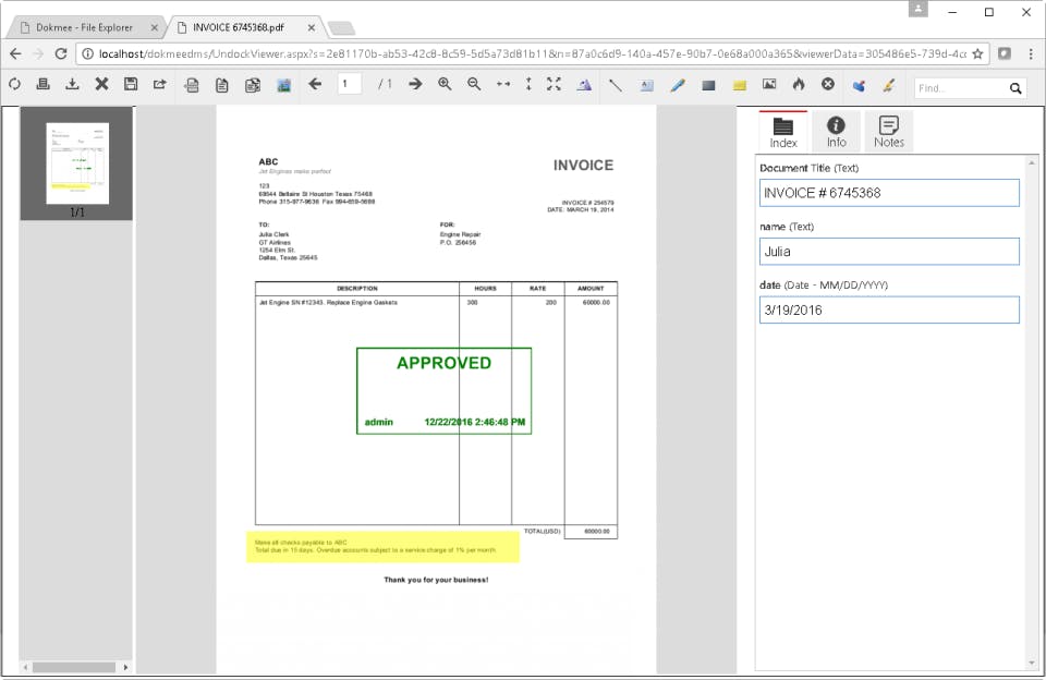 Dokmee DMS Screenshot 3