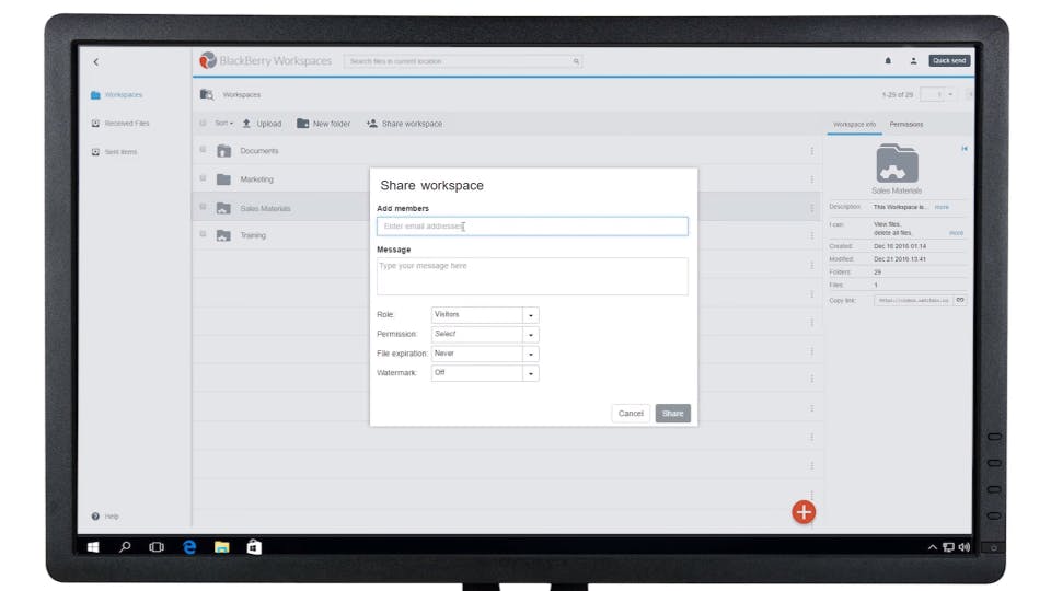 WatchDox Virtual Data Room Screenshot 2