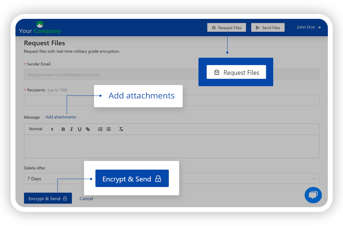DropSecure Screenshot 1