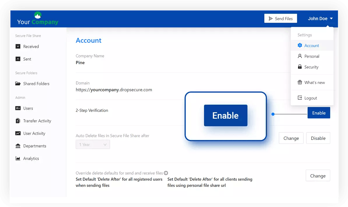 DropSecure Screenshot 3
