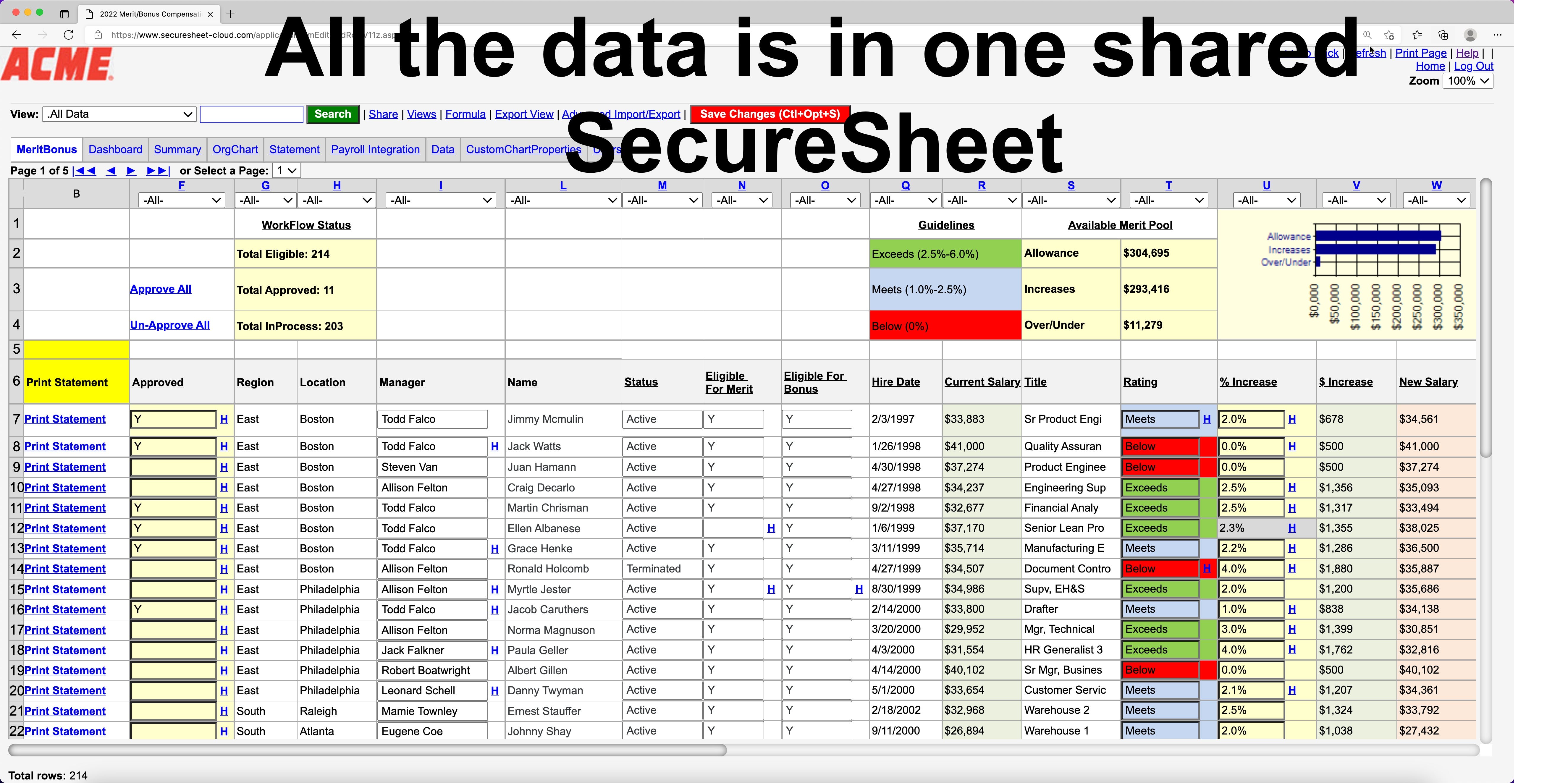 SecureSheet Screenshot 2
