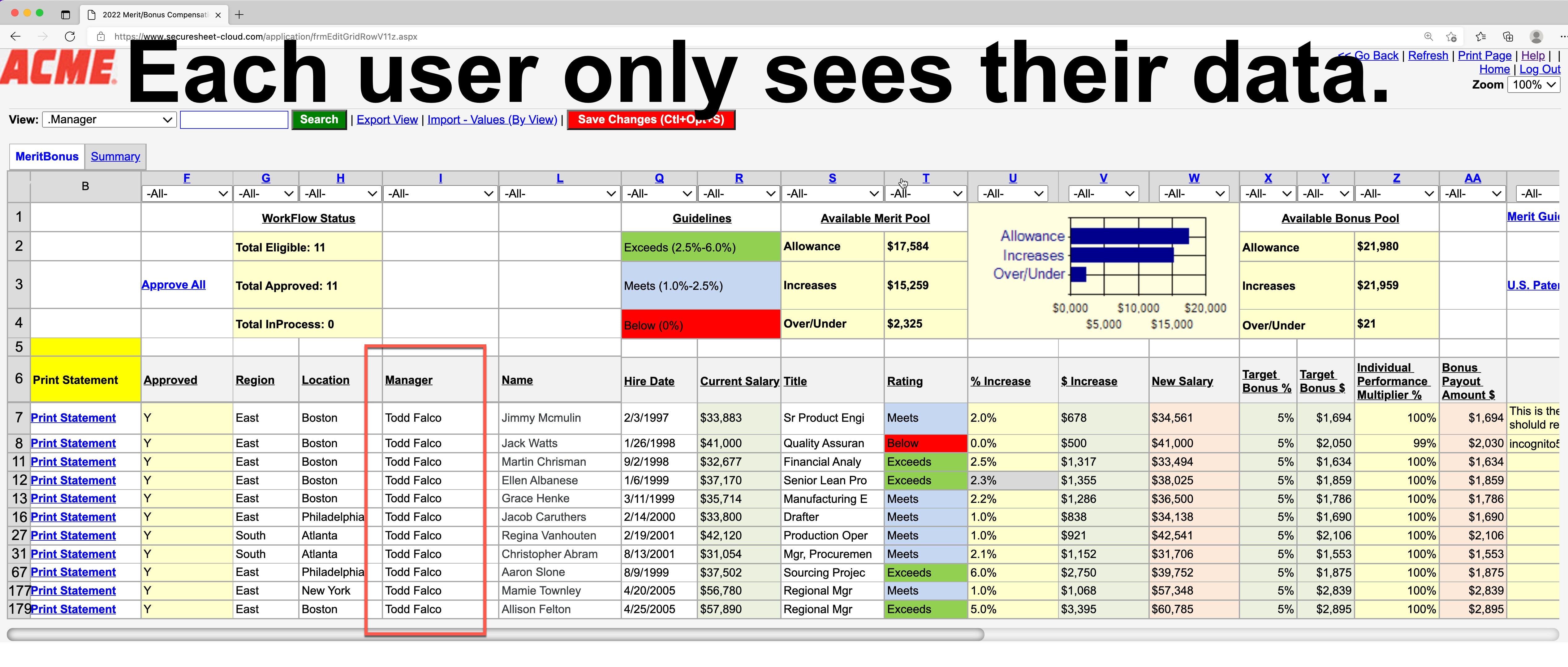 SecureSheet Screenshot 3