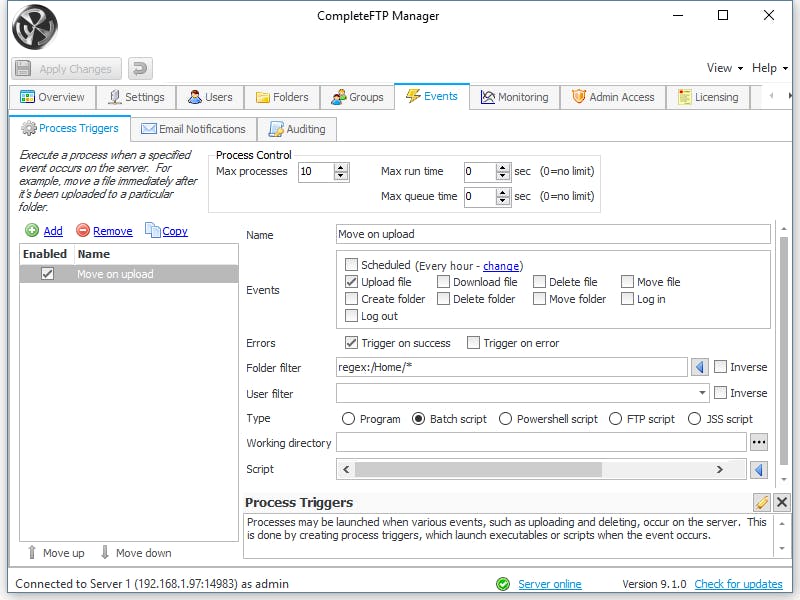 CompleteFTP Screenshot 5