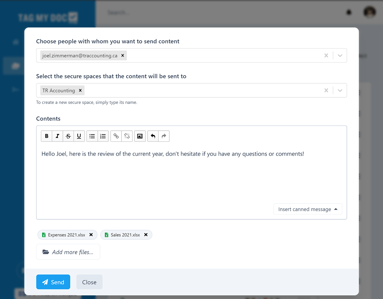 TagMyDoc Screenshot 2