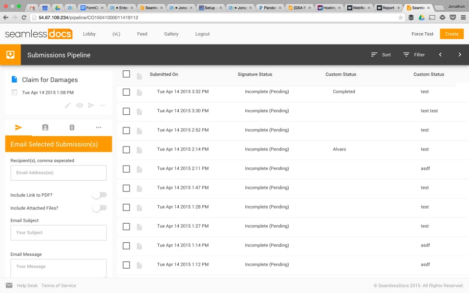GovOS Screenshot 2