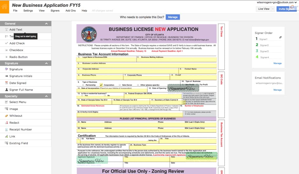 GovOS Screenshot 3