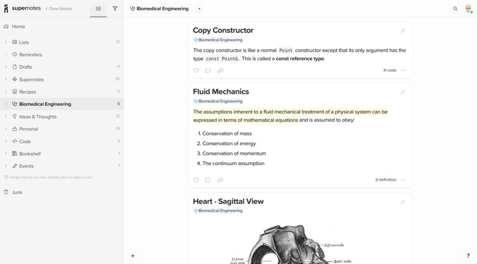 Supernotes Screenshot 1