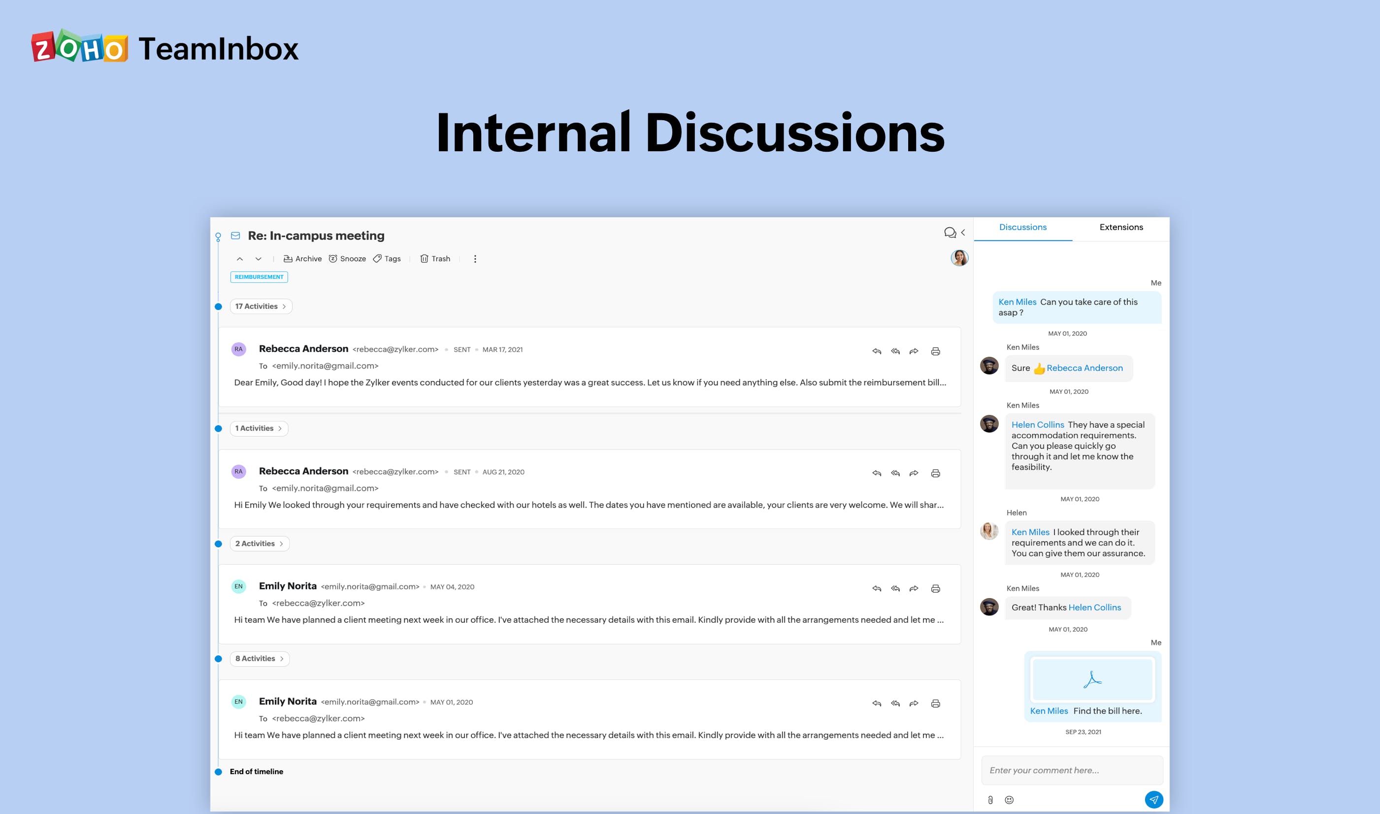 Zoho TeamInbox Screenshot 2