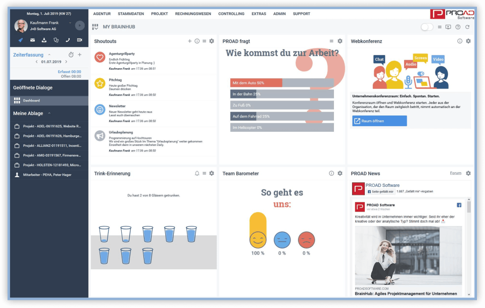 PROAD Software Screenshot 2