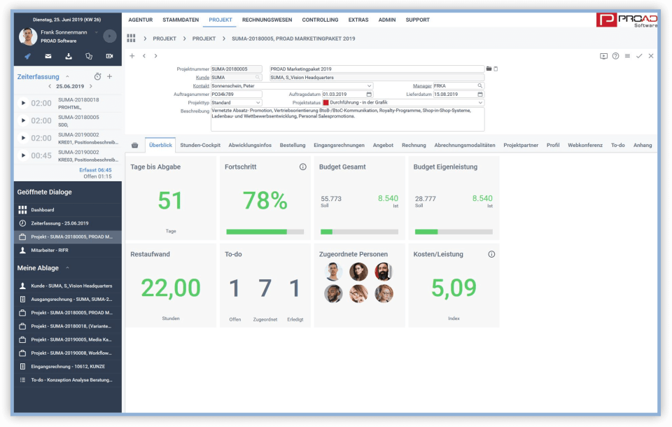 PROAD Software Screenshot 3