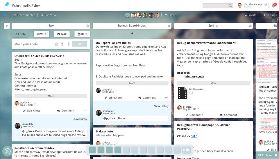 Knote Screenshot 2