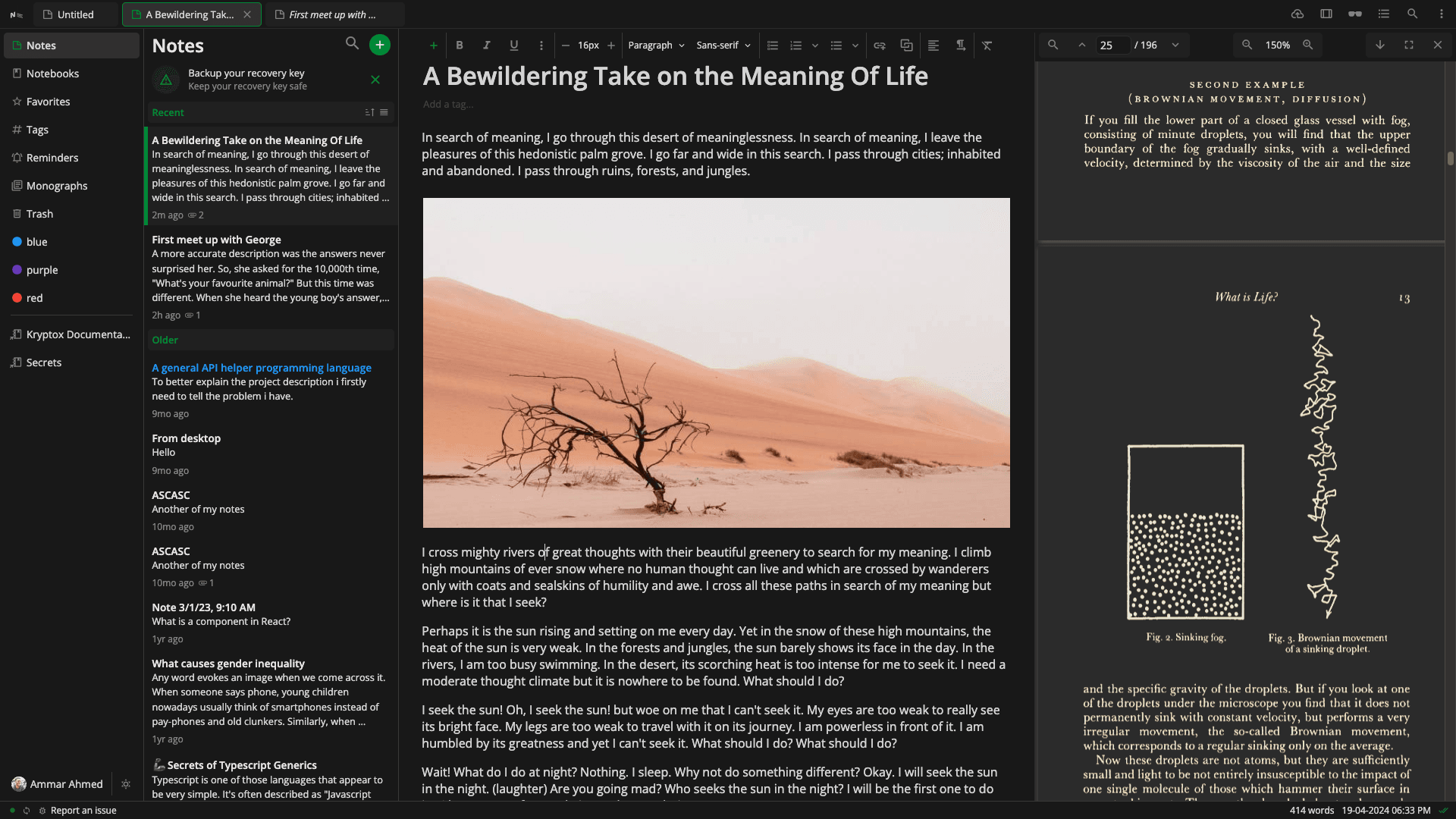 Notesnook Screenshot 1