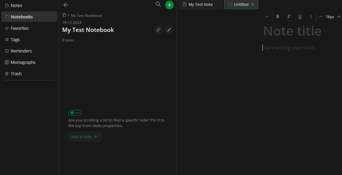 Notesnook Screenshot 4