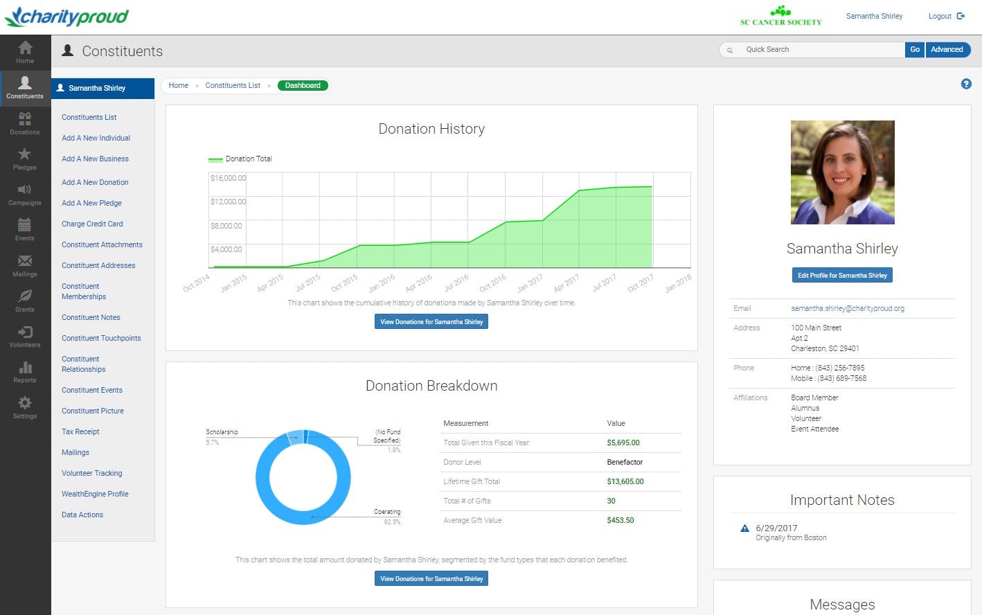 Charityproud Screenshot 2