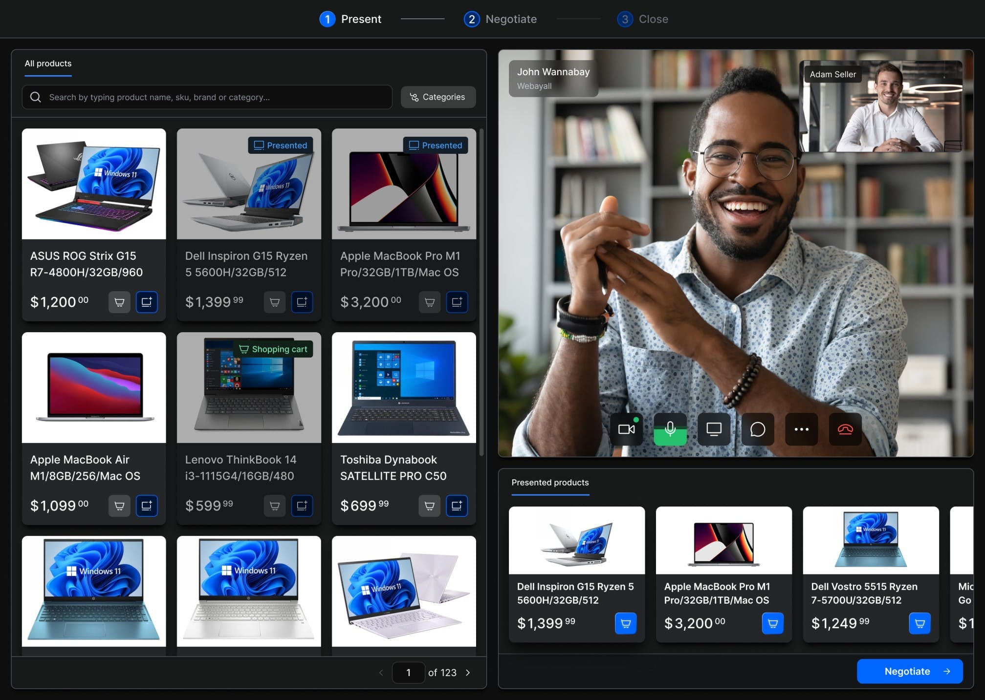 Meetsales Screenshot 1