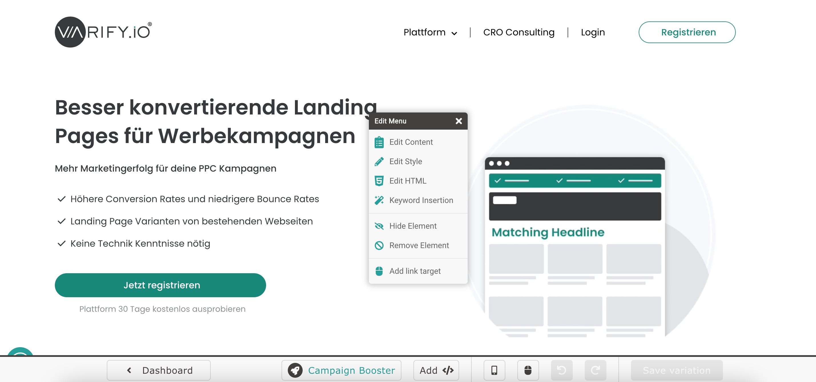 Varify.io Screenshot 2
