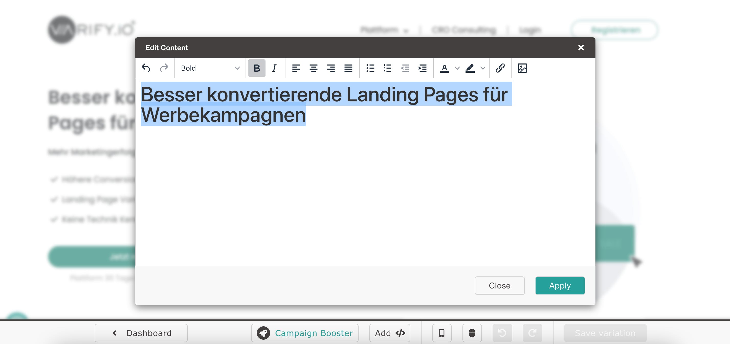 Varify.io Screenshot 3