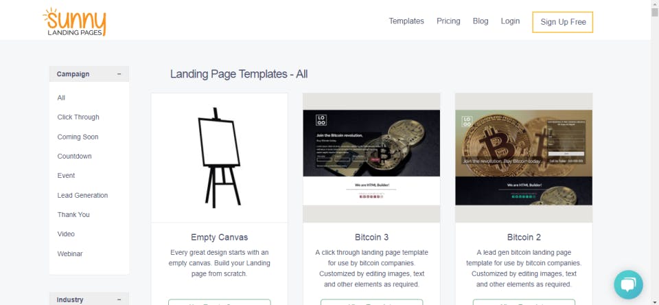 Sunny Landing Pages Screenshot 2