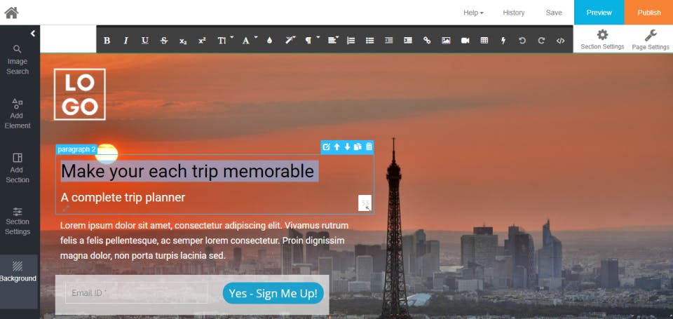Sunny Landing Pages Screenshot 4