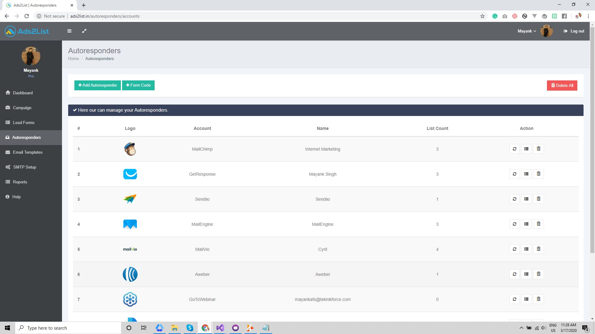 Ads2List Screenshot 1