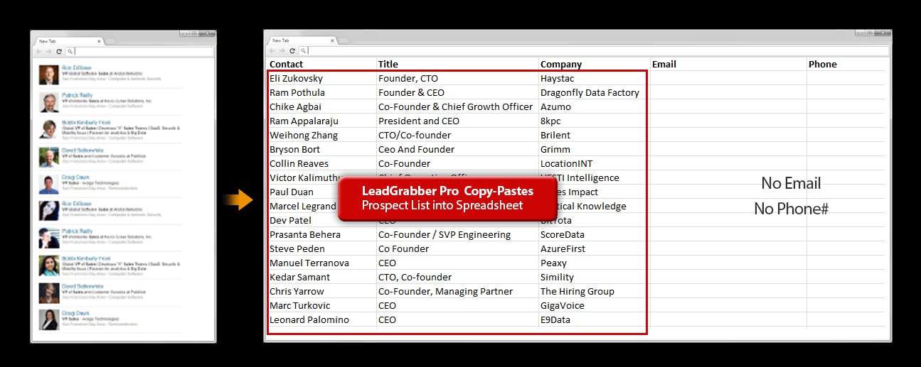 LeadGrabber Pro Screenshot 1