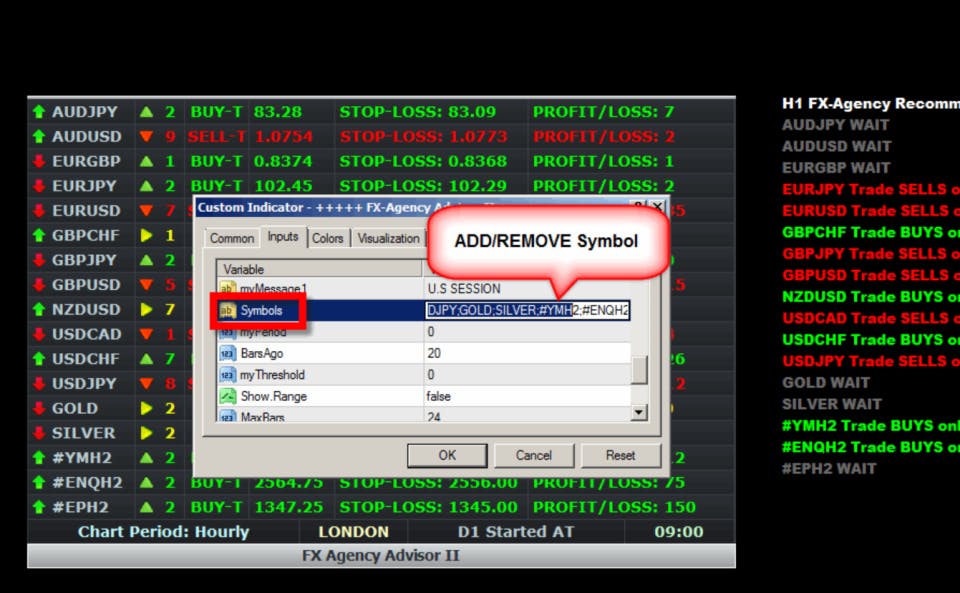FX Agency Advisor Screenshot 1