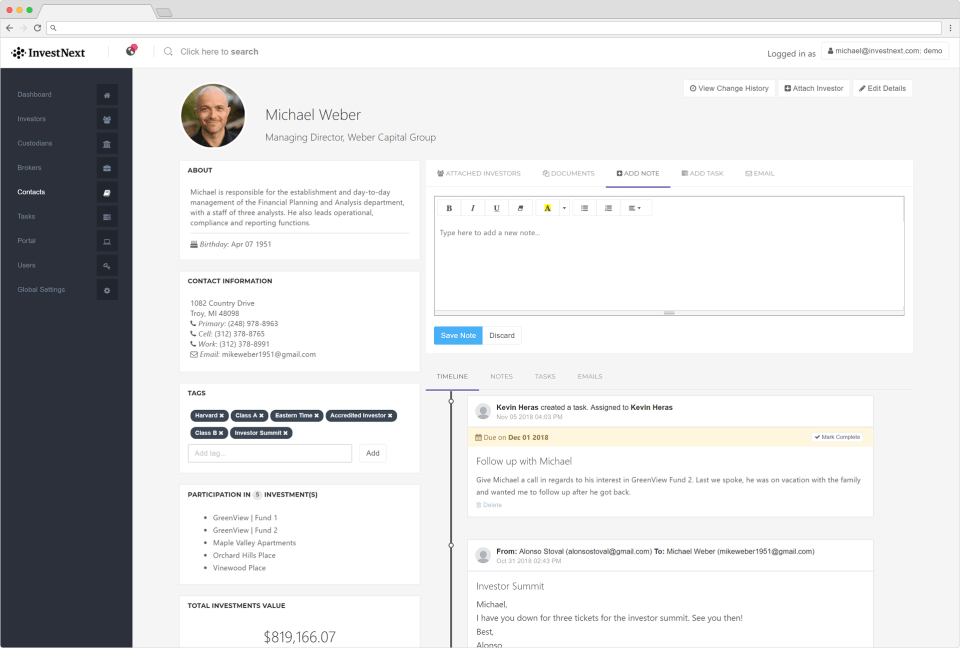 InvestNext Screenshot 2
