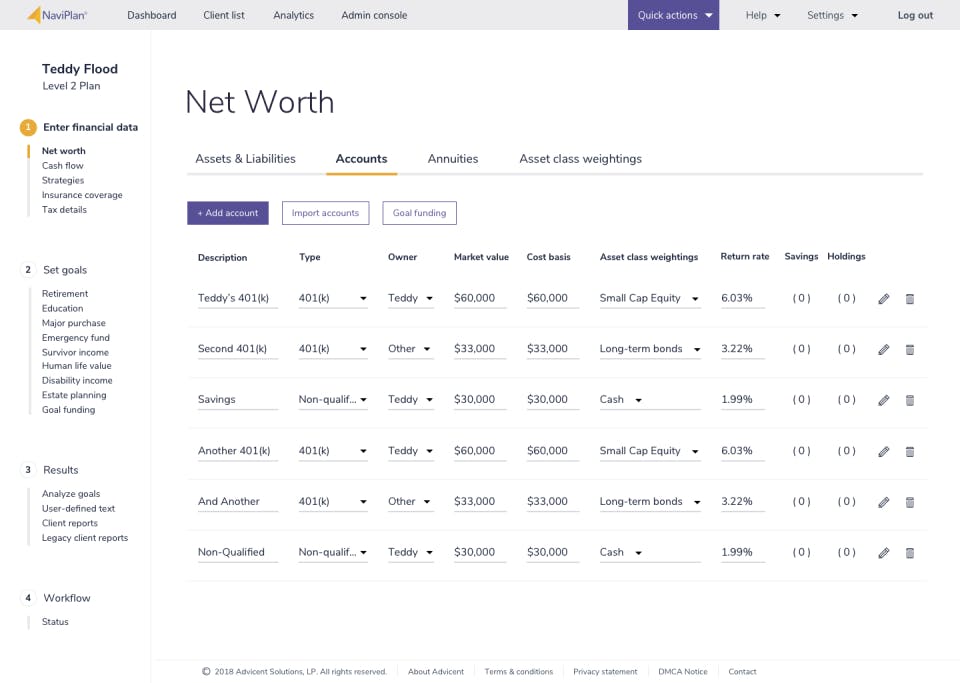 NaviPlan Screenshot 2