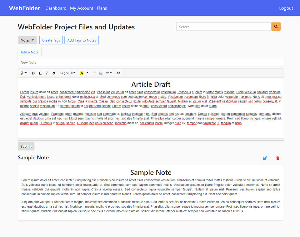 WebFolder Screenshot 3