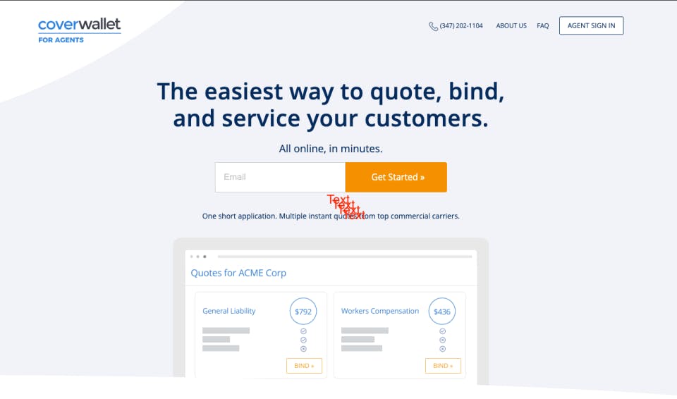 CoverWallet for Agents Screenshot 1