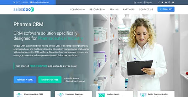 Salesdoor Screenshot 1