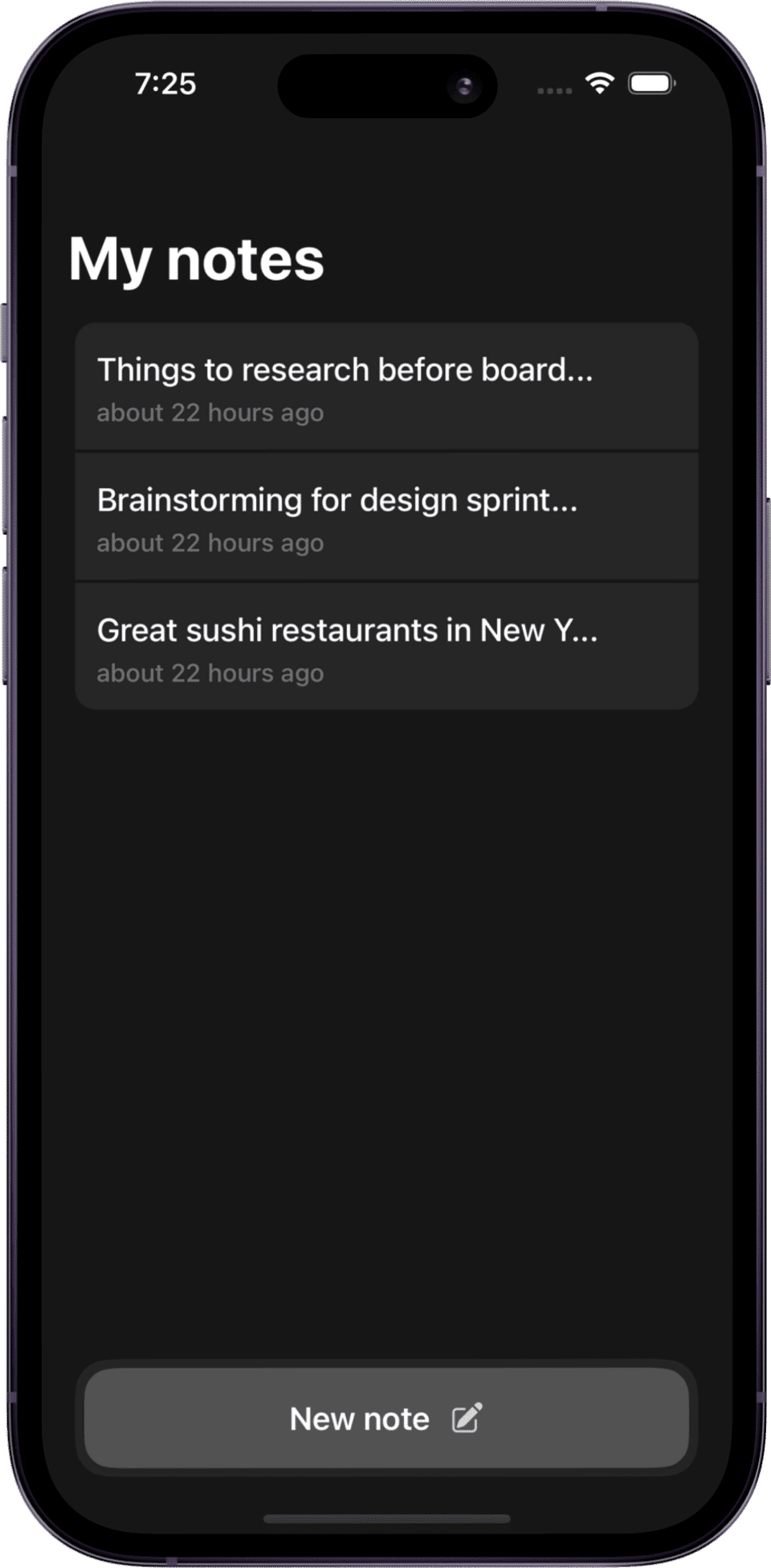 Notary for iOS Screenshot 1