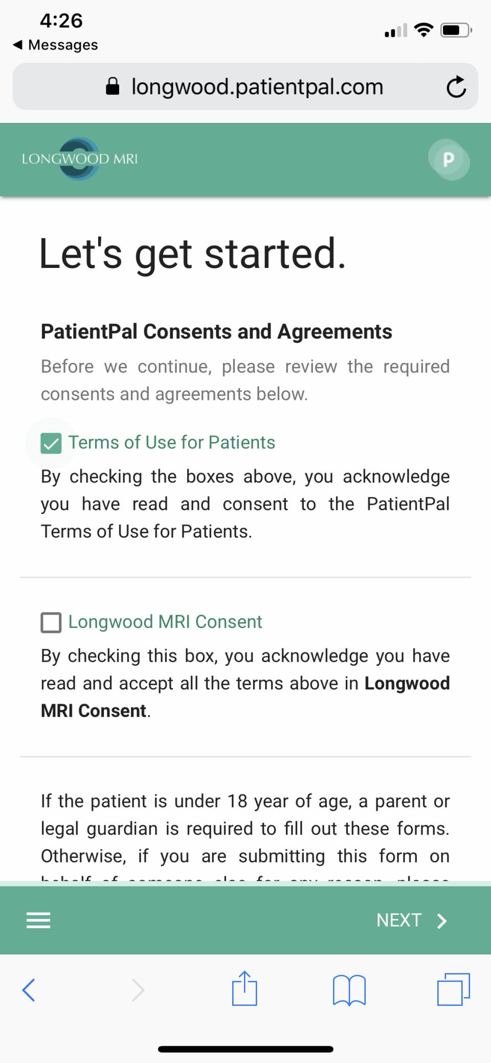 PatientPal Screenshot 1