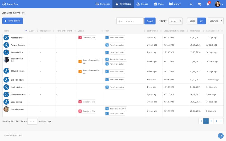 TrainerPlan Screenshot 4