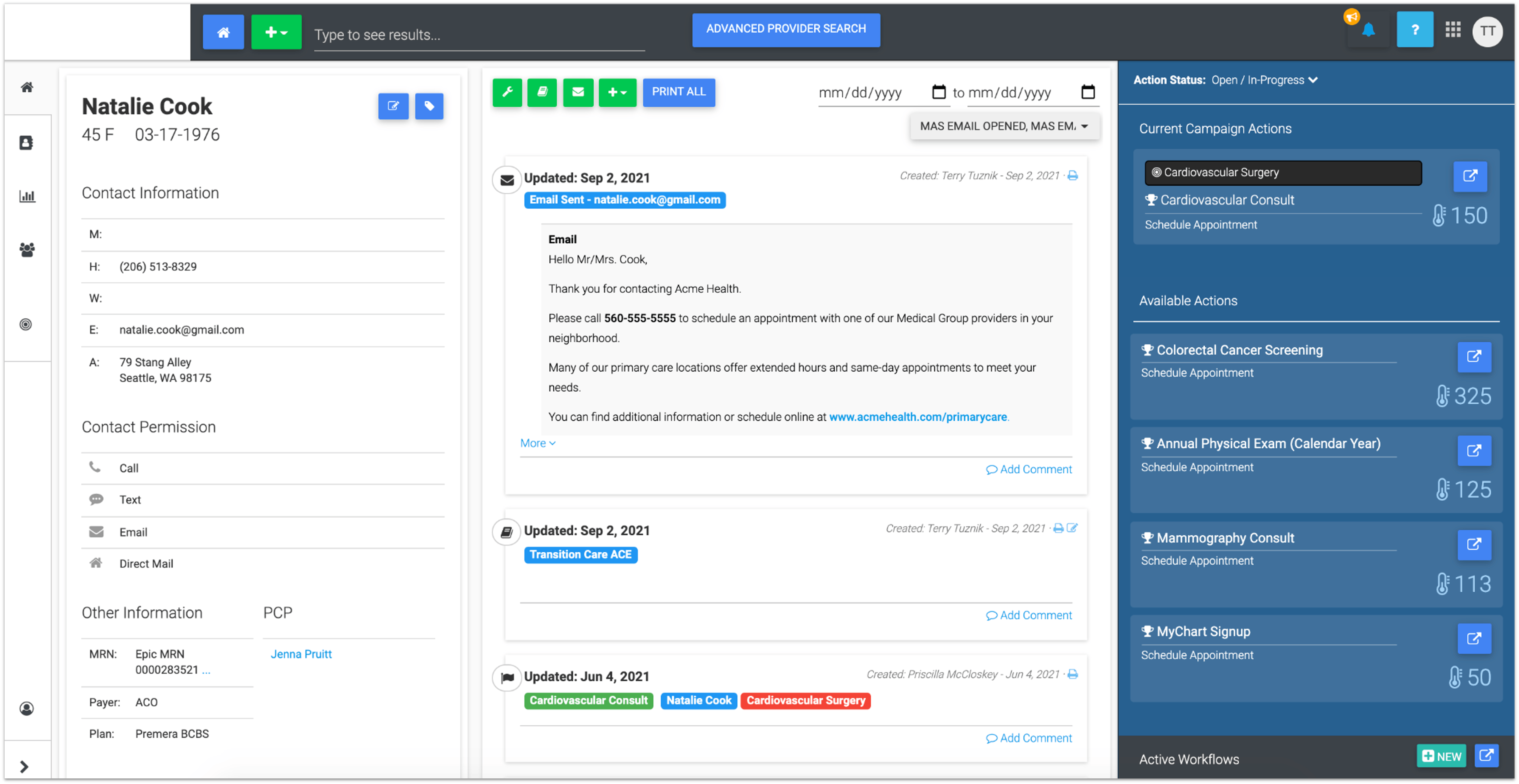 CENTARI Screenshot 1