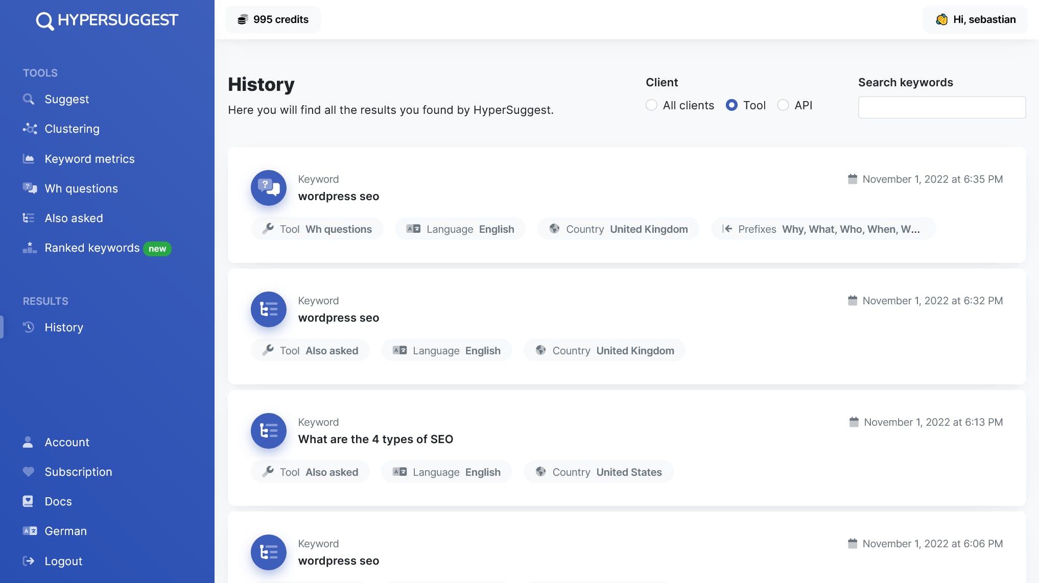 HyperSuggest Screenshot 2